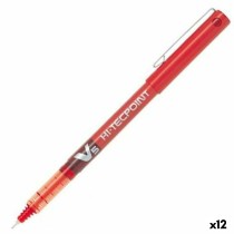 Flüssigtintenstift Pilot V-5 Hi-Tecpoint Rot 0,3 mm (12 Stück)