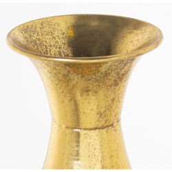 Bodenvase Alexandra House Living Weiß Gold Metall 12 x 12 x 63 cm