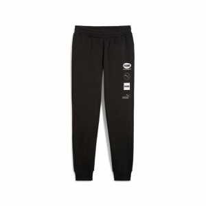 Trainingshose für Erwachsene Puma Power Graphic Schwarz Herren