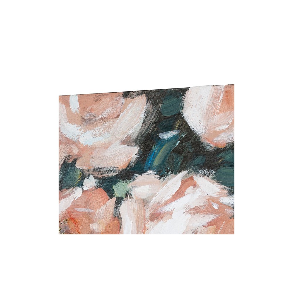Oil Painting Roses Pine (80 X 4 x 100 cm)