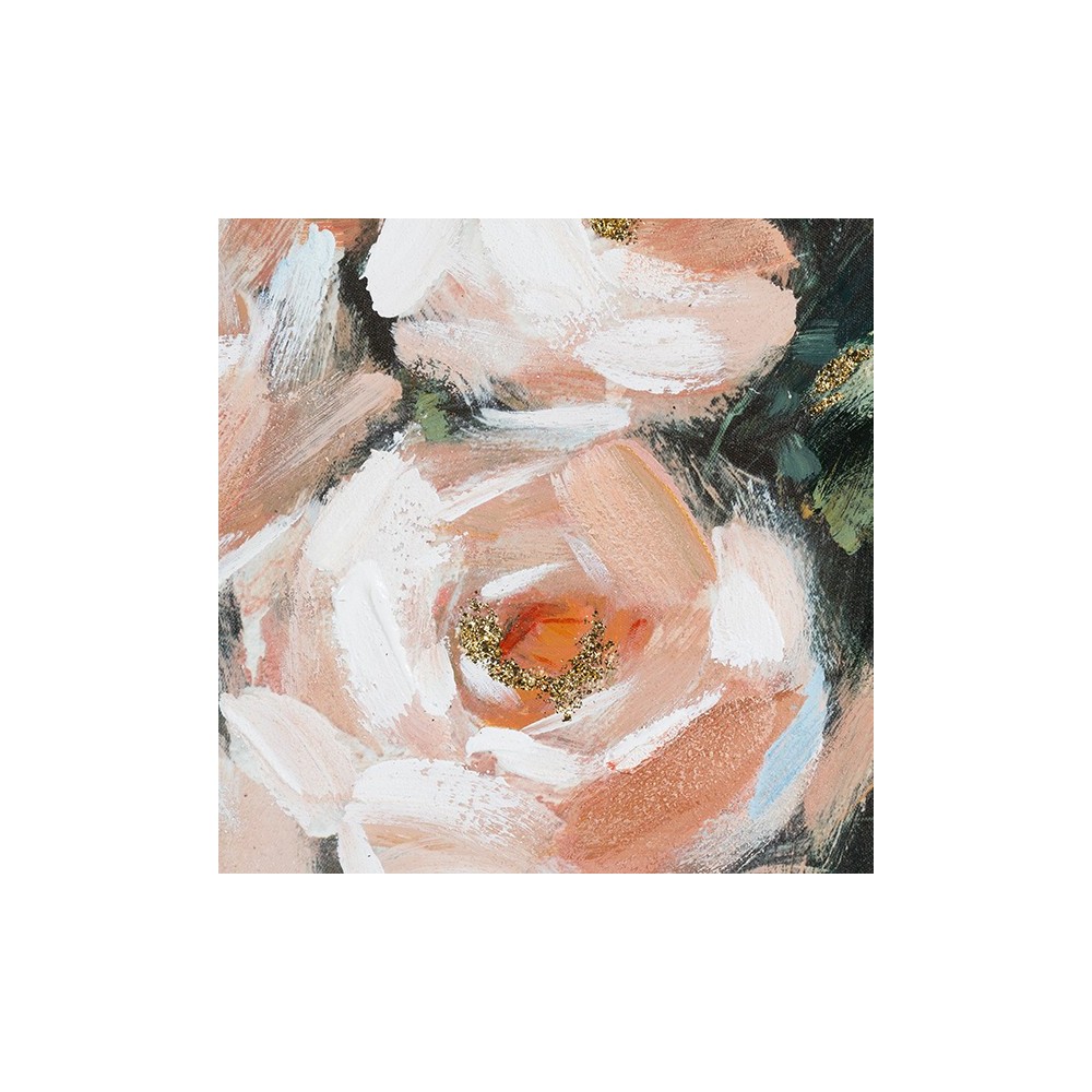 Oil Painting Roses Pine (80 X 4 x 100 cm)