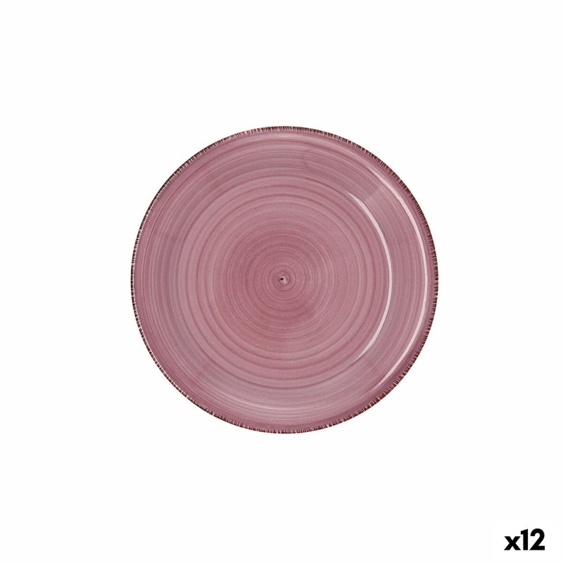 Dessertteller Quid Vita Peoni Rosa aus Keramik 19 cm (12 Stück)