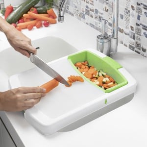 Extendable 3-in-1 Cutting Board with Tray, Container and Drainer PractiCut InnovaGoods