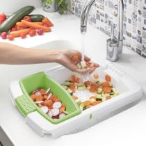 Extendable 3-in-1 Cutting Board with Tray, Container and Drainer PractiCut InnovaGoods