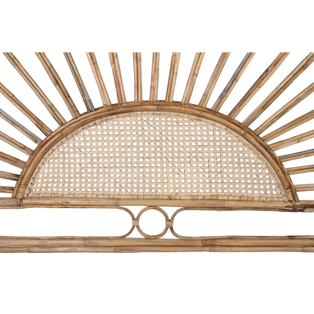 Kopfende des Betts DKD Home Decor natürlich Sonnenblume Holz Rattan 178 x 4 x 90 cm 178 x 4 x 127 cm