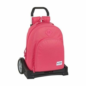 Schulrucksack mit Rädern Evolution BlackFit8 M860A Rosa (32 x 42 x 15 cm)