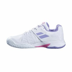 Chaussures de Tennis pour Enfants Babolat Prop All Court Blanc