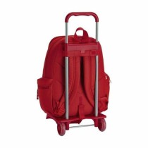 School Rucksack with Wheels 905 Real Sporting de Gijón Red