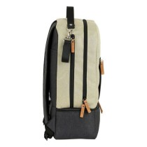 Sports Bag with Shoe holder Safta M883 Beige Dark grey 15 L