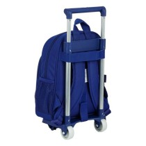 School Rucksack with Wheels 705 F.C. Barcelona (27 x 10 x 67 cm)