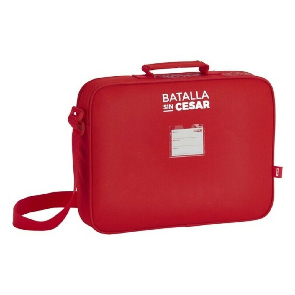 Cartable d'école Real Sporting de Gijón Rouge (38 x 28 x 6 cm)