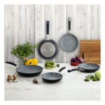 Antihaftbeschichtete Pfanne Pyrex Artic Grau Metall Stahl