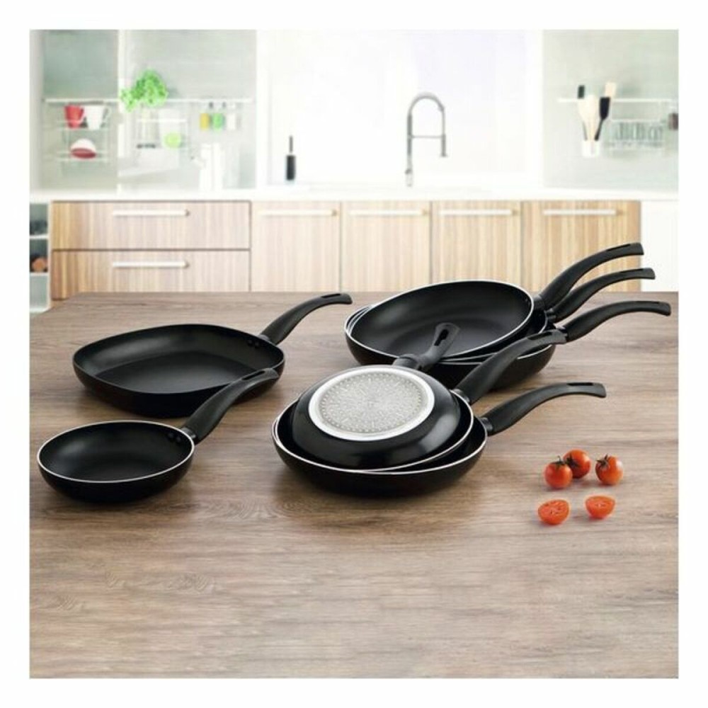 Non-stick frying pan Quid Hydra Black Metal Bakelite