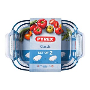 Auflaufformset für den Backofen Pyrex Classic Durchsichtig Glas
