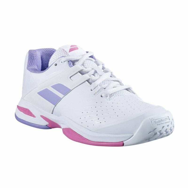 Chaussures de Tennis pour Enfants Babolat Prop All Court Blanc