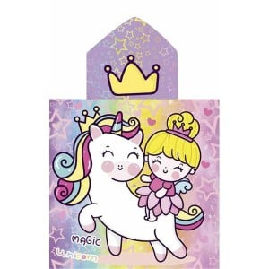 Poncho-Towel with Hood Secaneta Unicornprins 60 x 120 cm