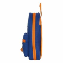 Rucksack mit Federtaschen Valencia Basket M847 Blau Orange 12 x 23 x 5 cm