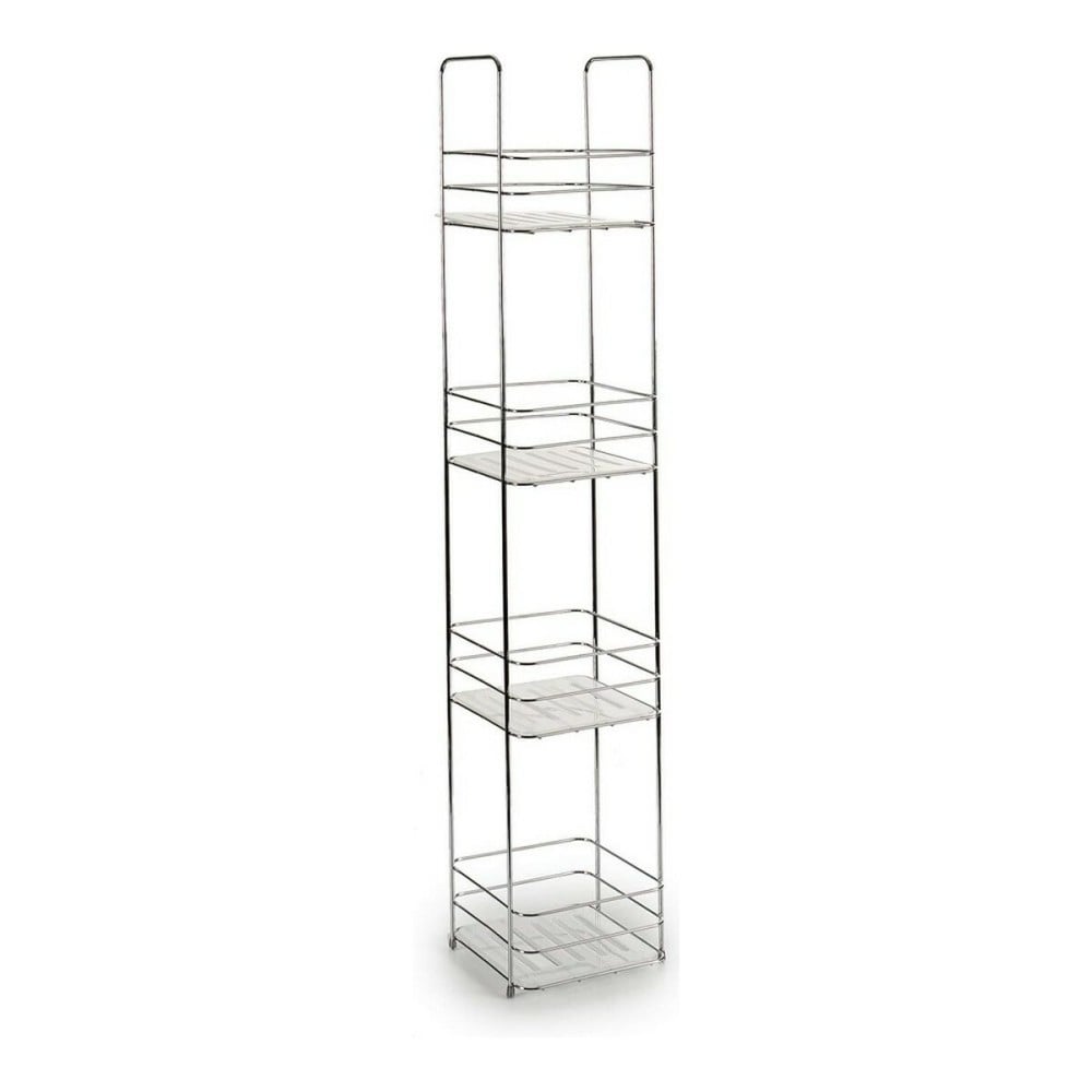 Badezimmerregal Berilo W4870 Durchsichtig Silberfarben