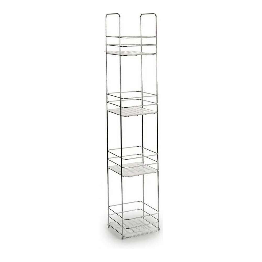 Etagère de salle de bains Berilo W4870 Transparent Argenté