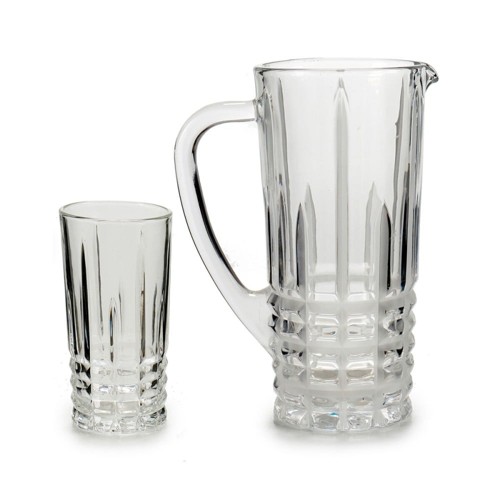 Set mit Krug und Gläsern Vivalto 41053 Durchsichtig Glas 250 ml