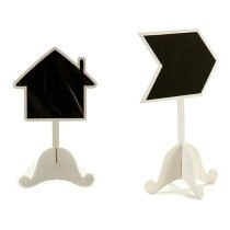 Ardoise Pincello BIG-S3602308 Maison Flèches 13,5 x 25 x 15 cm Support pied