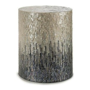 Hocker Grau Verblasster Effekt (40 x 46 x 40 cm) Verblasster Effekt