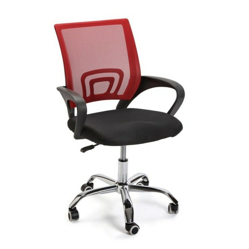 Bürostuhl Versa Schwarz Rot Bunt 51 x 58 cm
