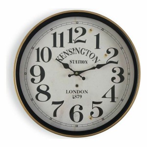 Wanduhr Versa Metall (40 x 7,5 x 40 cm)