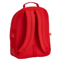 Schulrucksack Real Sporting de Gijón Rot