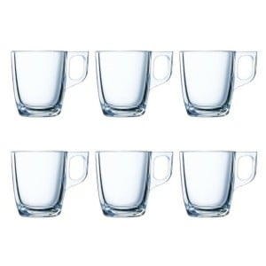 Piece Coffee Cup Set Luminarc Nuevo Transparent Glass 90 ml 6 Pieces