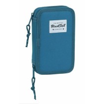 Doppel-Federtasche BlackFit8 M854 Blau 12.5 x 19.5 x 4 cm (28 Stücke)