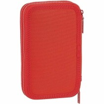 Plumier double Atlético Madrid M854 Blanc Rouge 12.5 x 19.5 x 4 cm (28 Pièces)