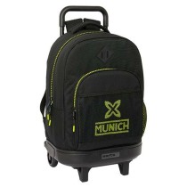 Schulrucksack mit Rädern Munich Beat Schwarz 33 x 22 x 45 cm