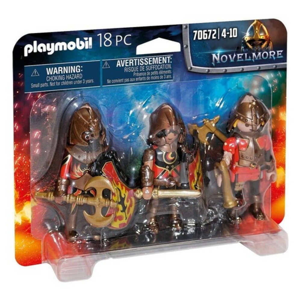 Ensemble de Figurines Novelmore Fire Knigths Playmobil 70672 (18 pcs)