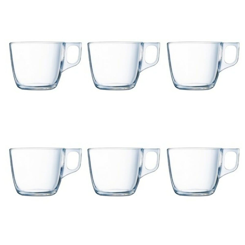 Set of Mugs Luminarc Nuevo Transparent 220 ml 6 Pieces