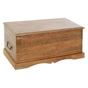 Coffre DKD Home Decor Bois Colonial Acacia 90 x 40 x 40 cm