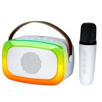 Lautsprecher mit Karaoke Mikrofon Trevi Trevi XR 8A01 MINI PARTY Weiß