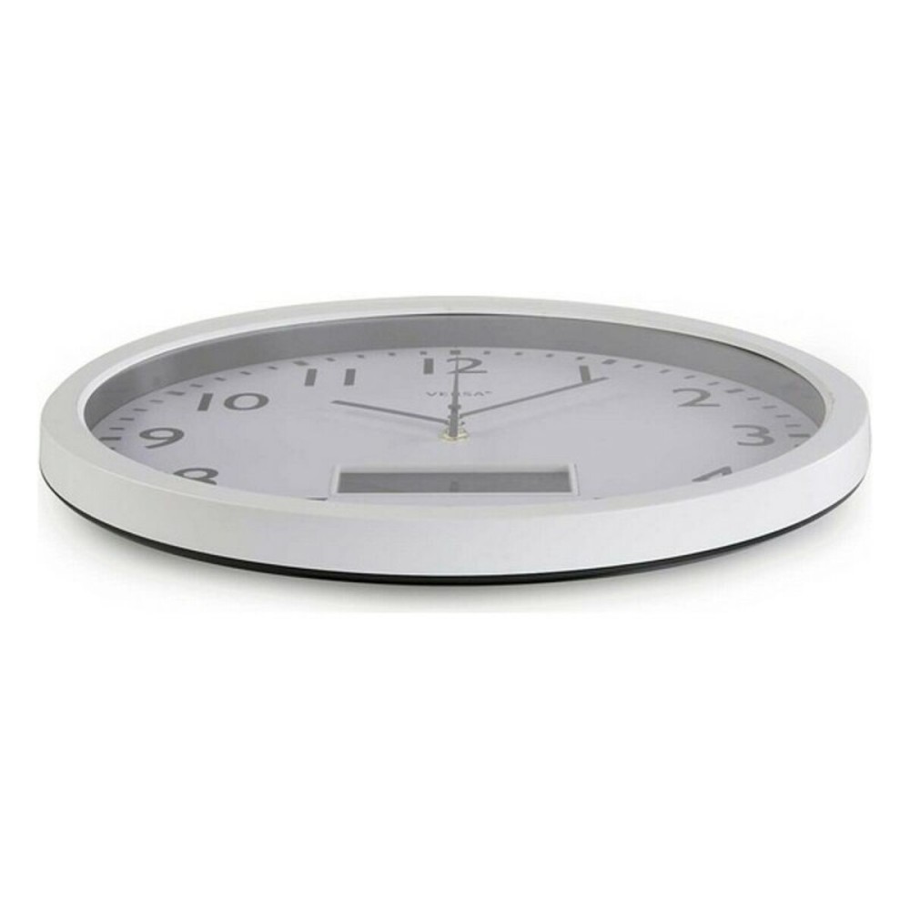 Horloge Murale Versa 18560239 Blanc Plastique Minimaliste 4 x 35 x 35 cm