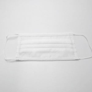 Hygienic Face Mask Contact Washable White