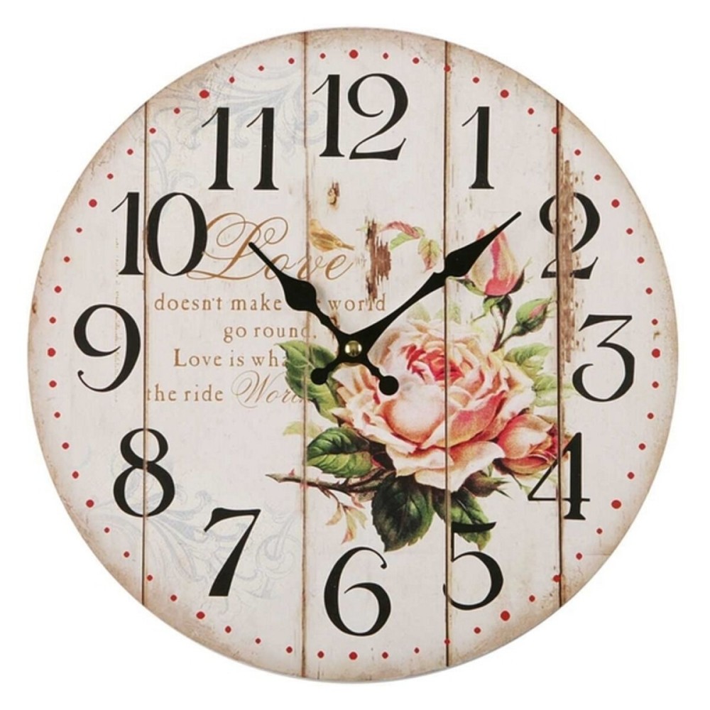 Wanduhr Versa Rosé Metall (5 x 28 x 28 cm)