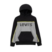 Jungen Sweater mit Kapuze Levi's PULL OVER HOODY 9EB915 Grau