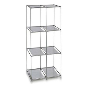 Regal Kipit WR4325 Grau Metall Stoff Kunststoff