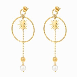 Boucles d´oreilles Femme Folli Follie 3E19S130YW (7,3 cm)