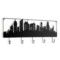 Wandgarderobe Metall (5 x 23,5 x 56,5 cm)