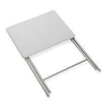 Folding Table Versa White Metal MDF Wood (37,5 x 65,5 x 47,5 cm)
