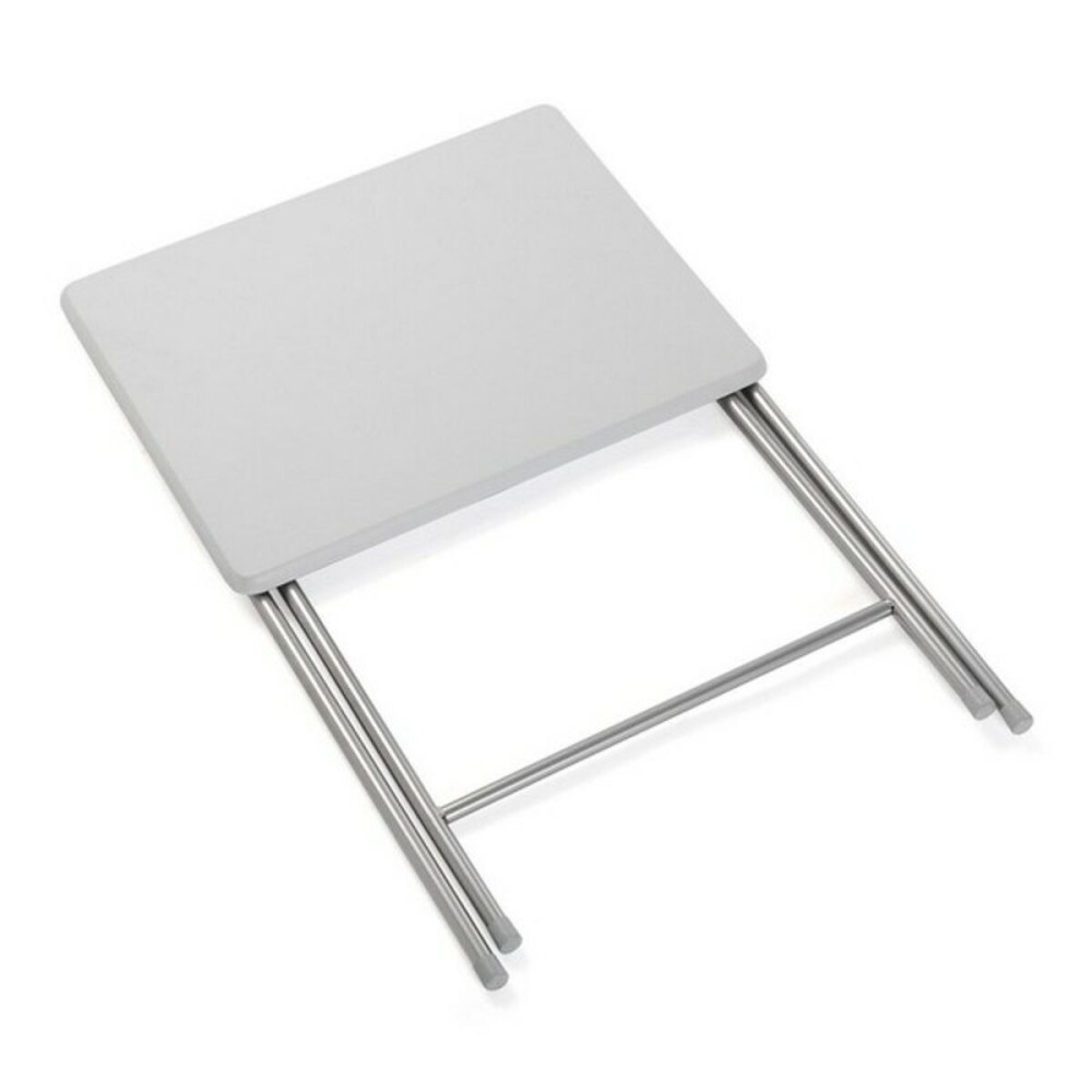 Folding Table Versa White Metal MDF Wood (37,5 x 65,5 x 47,5 cm)