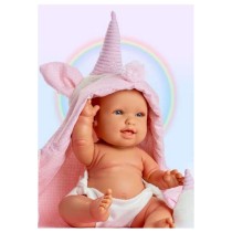 Babypuppe mit Zubehör Berjuan Einhorn (38 cm)