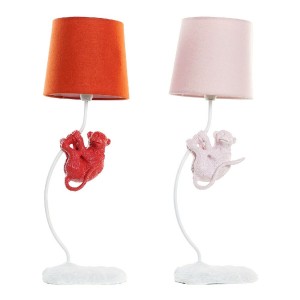 Tischlampe DKD Home Decor Polyester Harz 25W 220 V Affe (2 pcs) (19 x 17 x 53 cm)