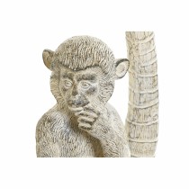 Figurine Décorative DKD Home Decor Blanc Singe Tropical Décapé 15 x 12 x 29 cm