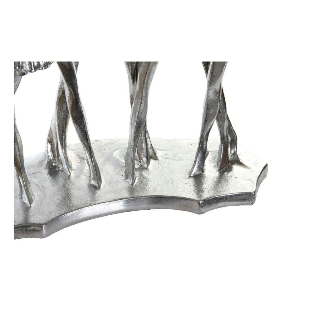 Decorative Figure DKD Home Decor Golden Silver Ballet Dancer 33,5 x 14,5 x 32 cm (2 Units)